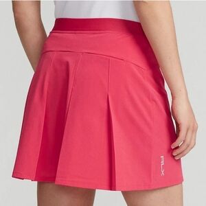 NWT Ralph Lauren RLX Sport Golf Skort Red Built In Shorts Large